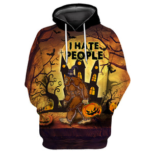 I hate People Bigfoot Funny Halloween