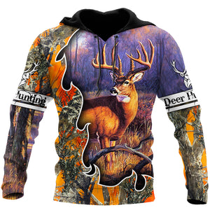 Deer Hunting 3D All Over Printed Shirts For Men LAM