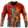 Aboriginal Crocodile Dot Painting Art Shirt For Men And Women