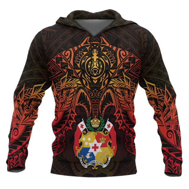 Tonga in My Heart Polynesian Tattoo Style 3D Printed Shirts TT0021-Apparel-TT-Hoodie-S-Vibe Cosy™