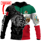 Custom Name Mexican Aztec 3D All Over Printed Shirts For Men and Women DQB06272005S