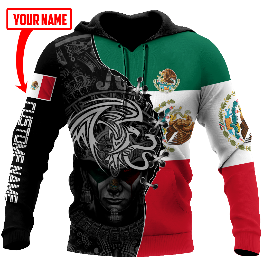 Custom Name Mexican Aztec 3D All Over Printed Shirts For Men and Women DQB06272005S