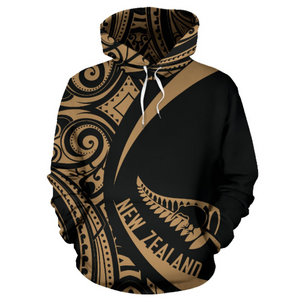 New Zealand Maori Hoodie - Circle Style 02 J1-Apparel-Khanh Arts-Hoodie-S-Vibe Cosy™