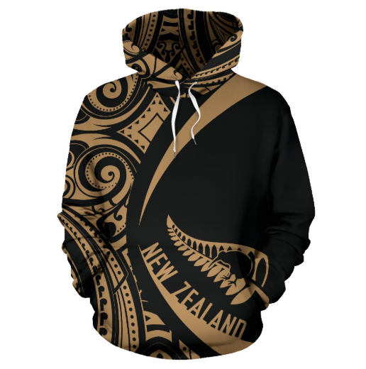 New Zealand Maori Hoodie - Circle Style 02 J1-Apparel-Khanh Arts-Hoodie-S-Vibe Cosy™