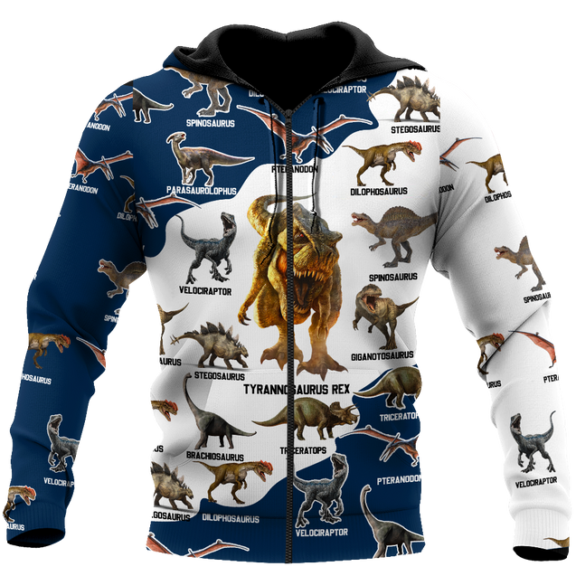 Blue dinosaurs 3d hoodie shirt for men and women HG92603