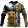 Highland Cattle 3D All Over Printed Shirts For Men And Woman