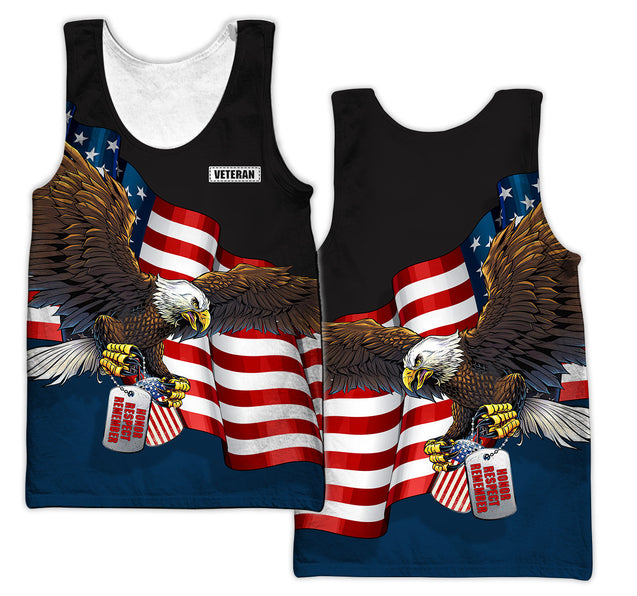 US Navy Veteran 3D All Over Printed Unisex Shirts