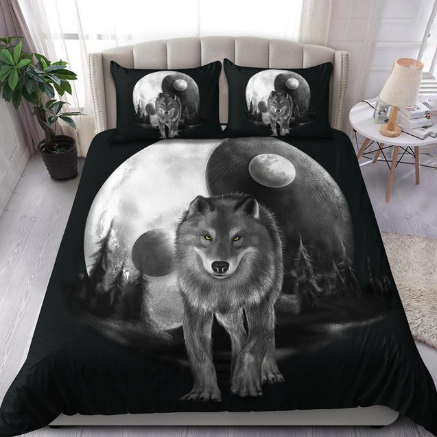 Wolf 3D All Over Printed Bedding Set