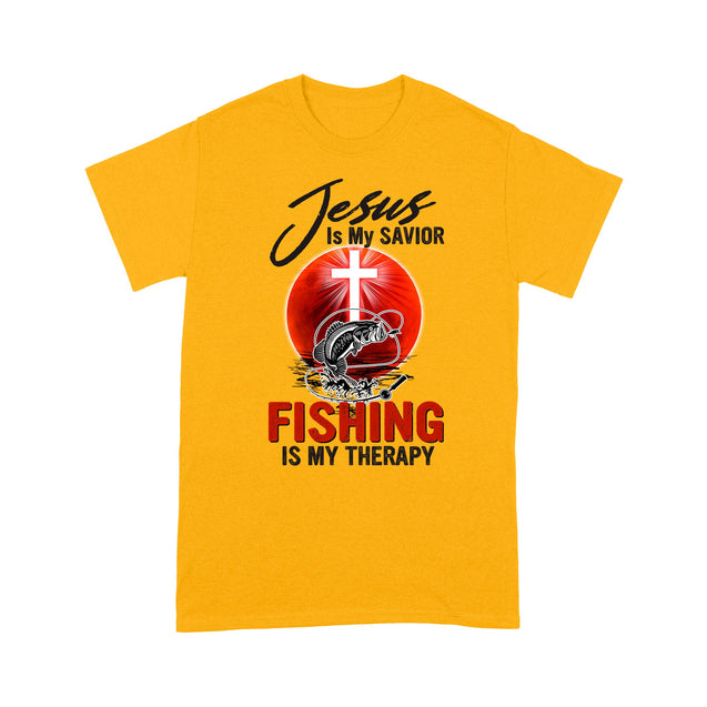 Jesus My Savior Fishing My Therapy Unisex Shirt T-Shirt NH10012201DH