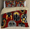 African Motifs Crazy Bedding Set-ML-ML-US Twin-Vibe Cosy™