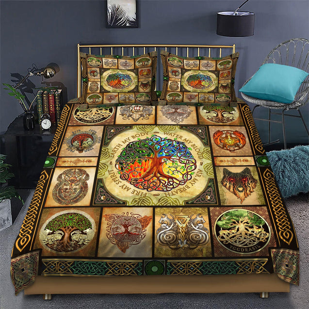 Celtic Tree Of Life 3D All Over Printed Bedding Set