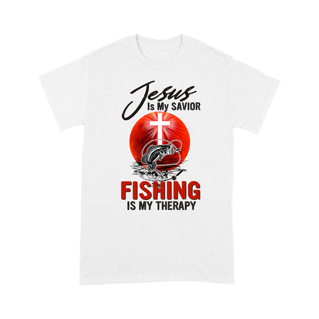 Jesus My Savior Fishing My Therapy Unisex Shirt T-Shirt NH10012201DH