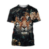 Portrait Tiger in Nature All Over Printed Shirt For Men and Women