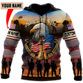 US Veteran Home Of The Free 3D All Over Printed Shirts DQB10132004