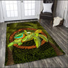 Premium Turtle Palm Tree Rug