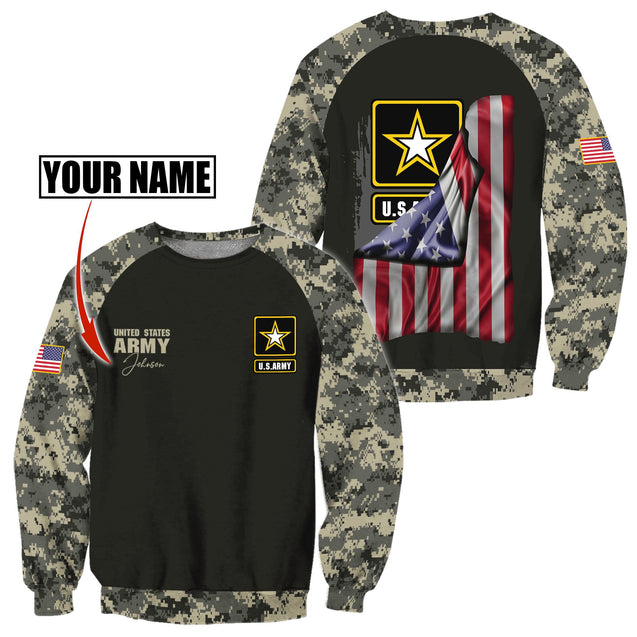 US Army Veteran 3D All Over Printed Unisex Shirts