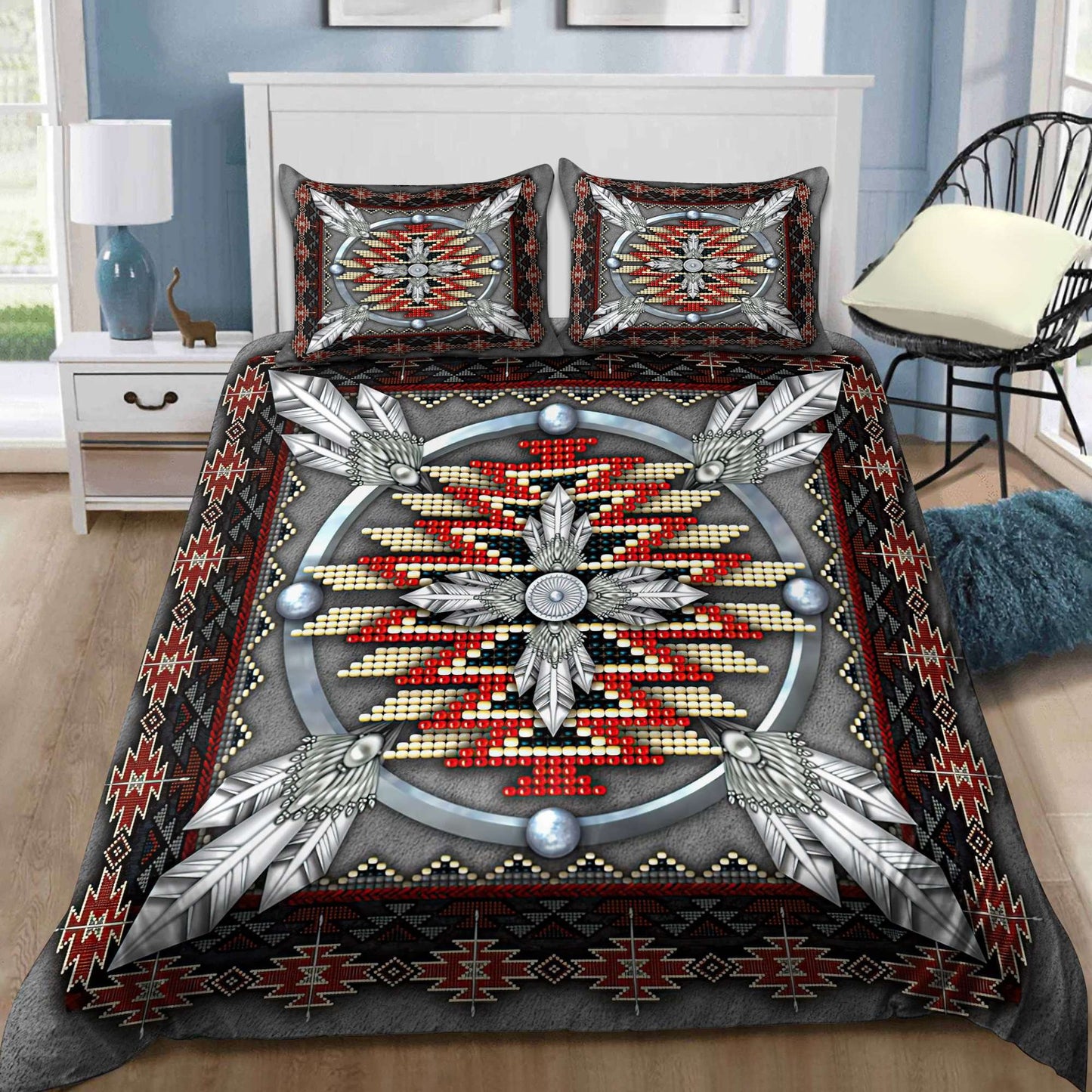 Native American 3D All Over Printed Bedding Set