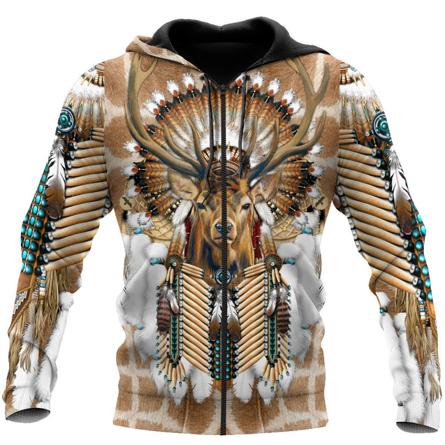 Native Dreamcatcher Deer 3D All Over Printed Shirts For Men