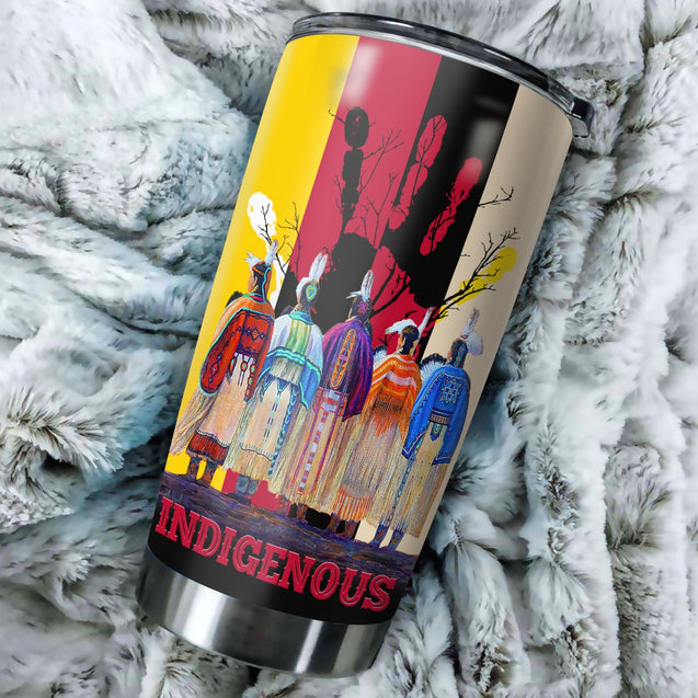 Customized Name Native American Steel Tumbler