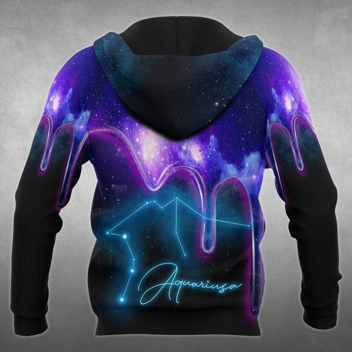 Aquarius Galaxy Hoodie NTH140859-Apparel-NTH-Hoodie-S-Vibe Cosy™