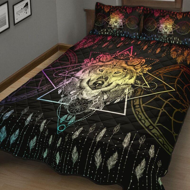 Wolf Quilt Bedding Set TA27042003-Quilt-TA-Queen-Vibe Cosy™