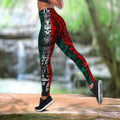 Mexican Aztec Warrior Combo Tank Top + Legging QB07032001S-Apparel-TA-S-No Tank-Vibe Cosy™