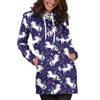 3D All Over Bumble Unicorn Hoodie Dress-Apparel-Phaethon-Hoodie Dress-S-Vibe Cosy™