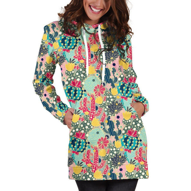 3D All Over Printing Many Cactus Legging-Apparel-NTH-Hoodie Dress-S-Vibe Cosy™