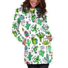 All Over Printing Cactus Quotes Hoodie Dress-Apparel-Phaethon-Hoodie Dress-S-Vibe Cosy™