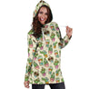 All Over Printing Cactus Funny Hoodie Dress-Apparel-Phaethon-Hoodie Dress-S-Vibe Cosy™