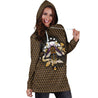 3D All Over Bumble Bee Hoodie Dress-Apparel-Phaethon-Hoodie Dress-S-Vibe Cosy™