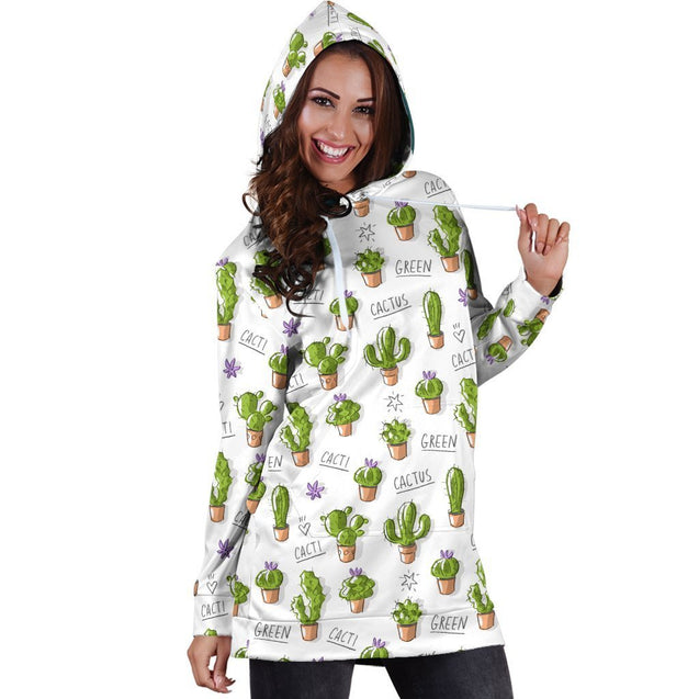 3D All Over Printing Green Cactus Legging-Apparel-NTH-Hoodie Dress-S-Vibe Cosy™