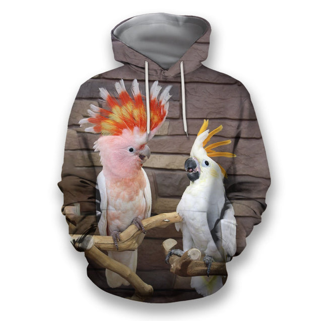 3D Printed Parrots-Apparel-PHL-Hoodies-S-Vibe Cosy™