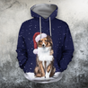 3D All Over Print Dog Christmas 1-Apparel-HbArts-Hoodie-S-Vibe Cosy™