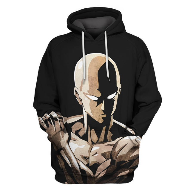 One Punch Man 3D One Punch Hero Saitama Super-Apparel-Phaethon-Hoodie-S-Vibe Cosy™