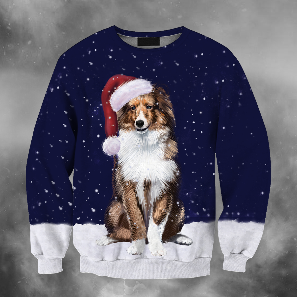 3D All Over Print Dog Christmas 1-Apparel-HbArts-Sweatshirt-S-Vibe Cosy™