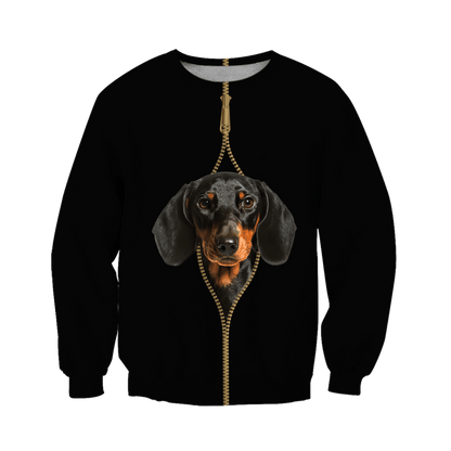 3D Dachshund Love Dog Mom Unisex Shirts