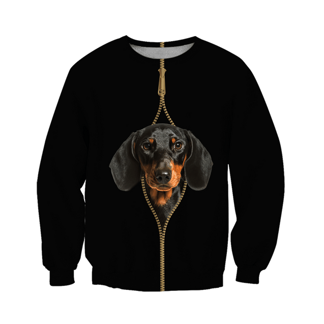 3D Dachshund Love Dog Mom Unisex Shirts