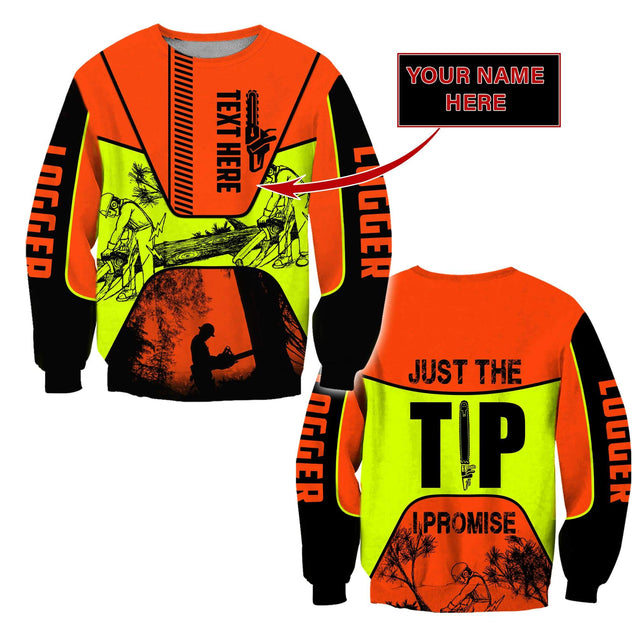 Premium Chainsaw Logger Custom Name Unisex Shirts AM112030