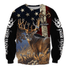 All Over Printed Deer Hunting Hoodie MEI09212001