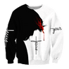 Premium Christian Jesus Catholic Customize Name 3D Printed Unisex Shirts