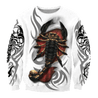 Scorpio Tribal Tattoo 3D All Over Printed Shirt for Men and Women