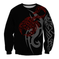 Scorpio Tattoo 3D All Over Printed Shirt for Men and Women