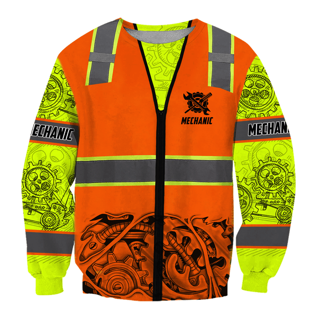 Mechanic 3D All Over Printed Hoodie For Men and Women AM102026