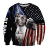 Pit Bull There Is Only One Dangerous Breed Humans Hoodie AM092052