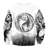 Wolf and tiger 3d hoodie shirt for men and women AM102034