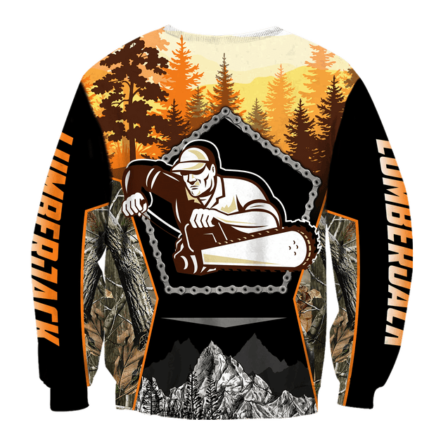 All Over Printed Lumberjack Hoodie AM092042-MEI