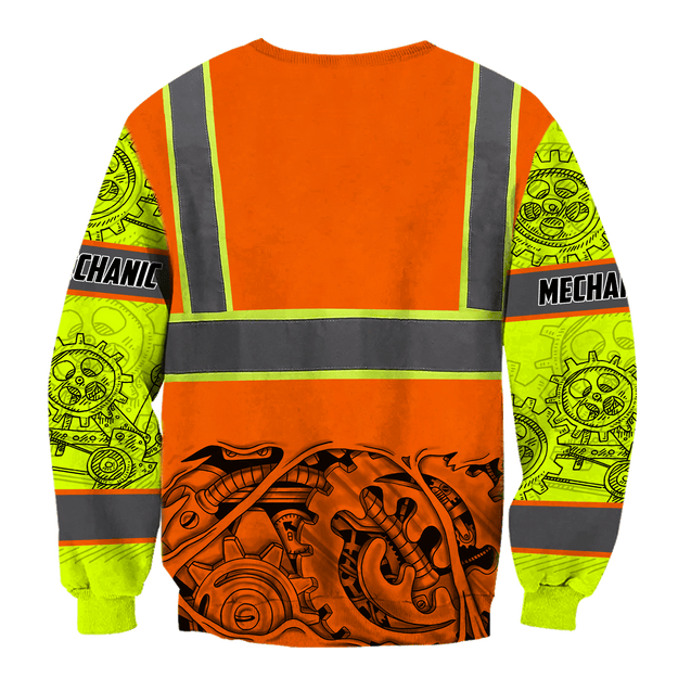 Mechanic 3D All Over Printed Hoodie For Men and Women AM102026