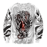 King Cobra Tattoo 3D All Over Printed Shirt for Men and Women