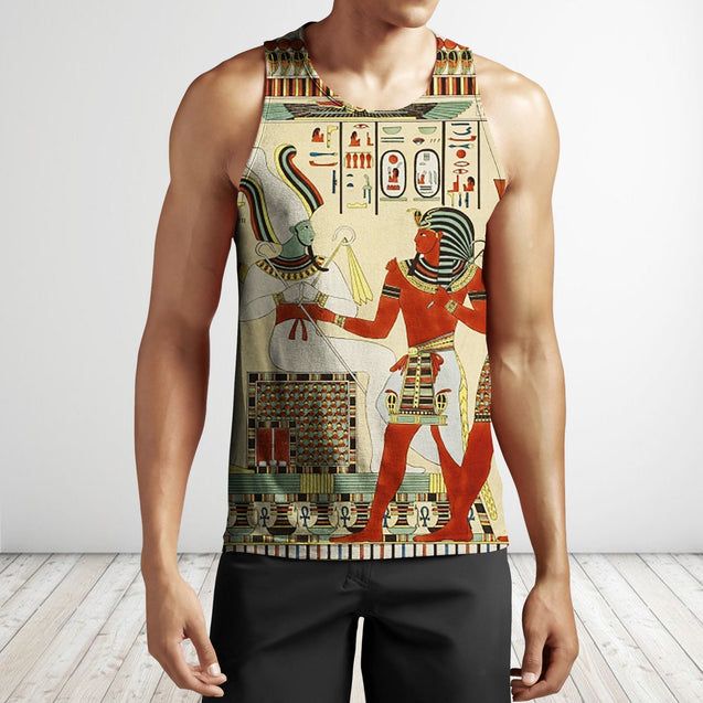 All Over Printed Ancient Egypt Shirts-Apparel-HbArts-Tank top-L-Vibe Cosy™